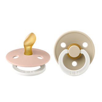 BIBS Colour Natsutter - 2-pak - Str. 1 - Anatomisk - Blush/Van