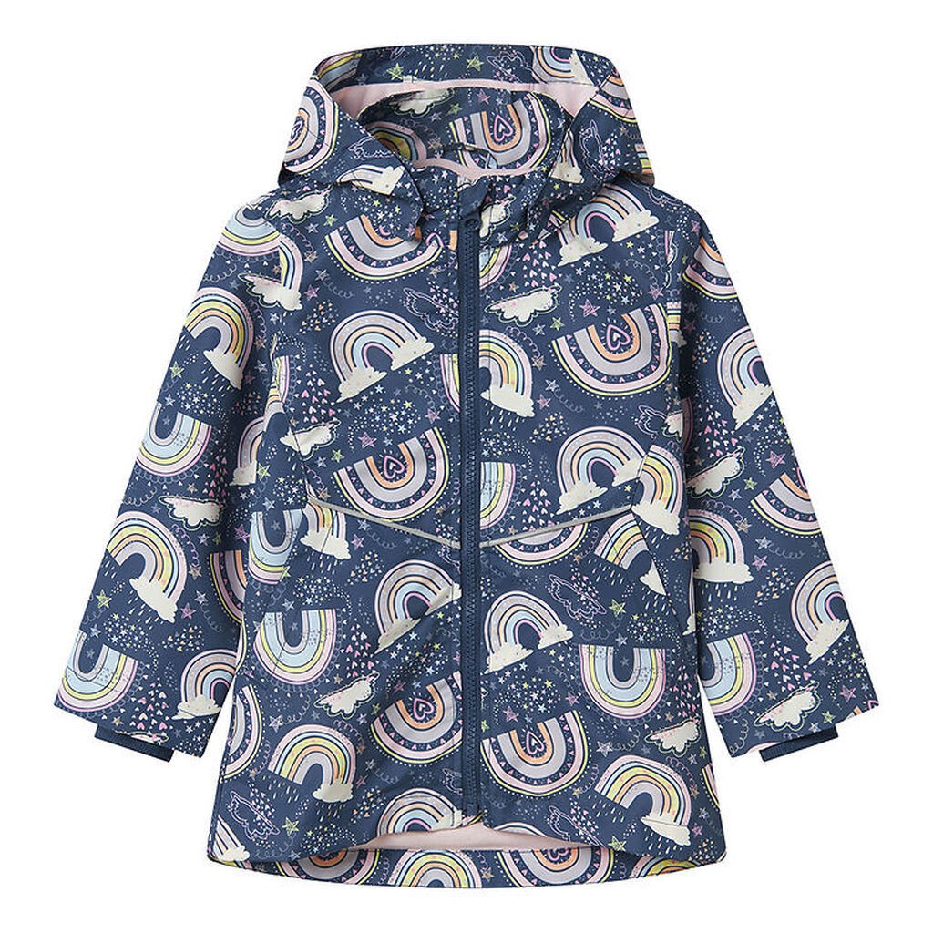 Name It Sommerjakke - NmfMaxi - Sargasso Sea/Rainbow