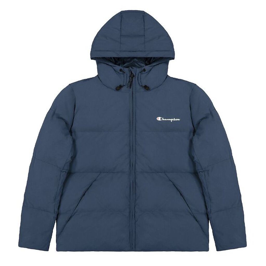 Champion Fashion Dynejakke - Blå m. Logo