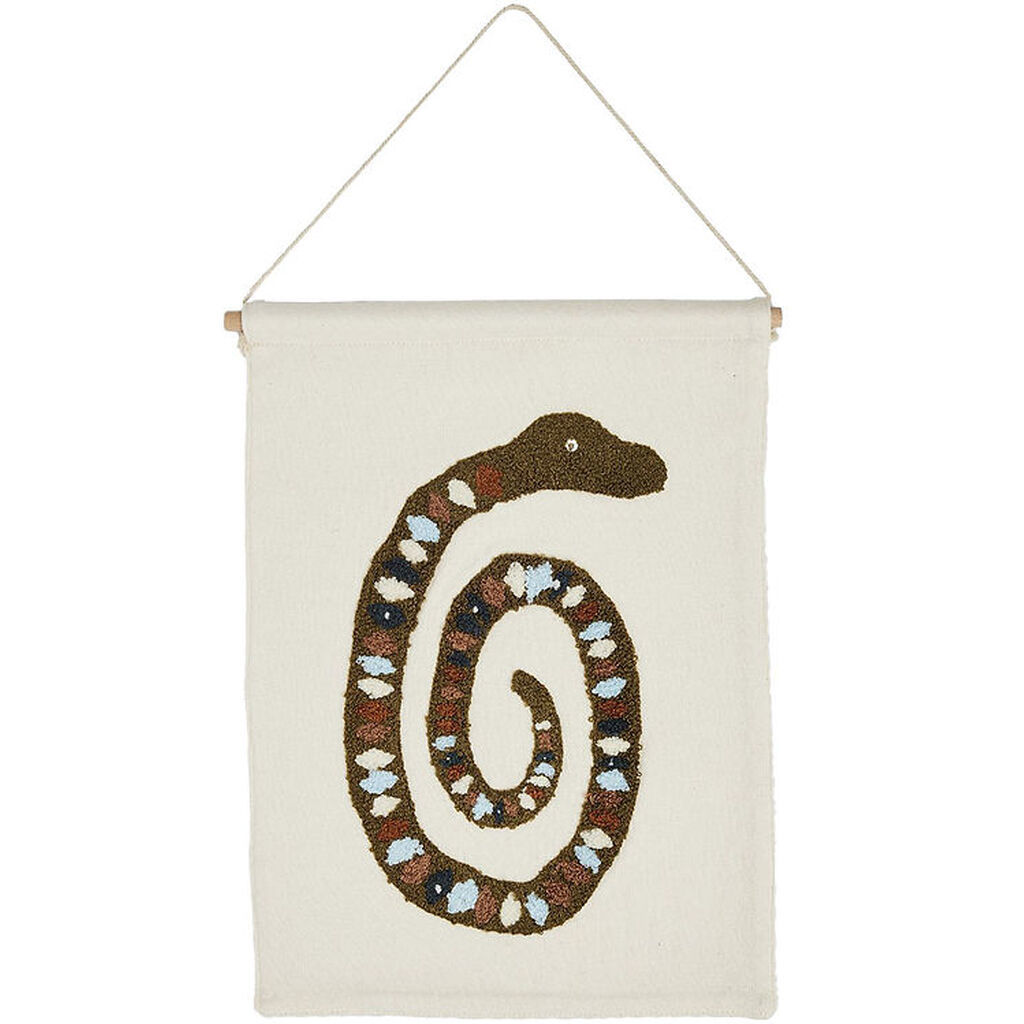 Smallstuff Vægdekoration - 37x27 cm - Snake