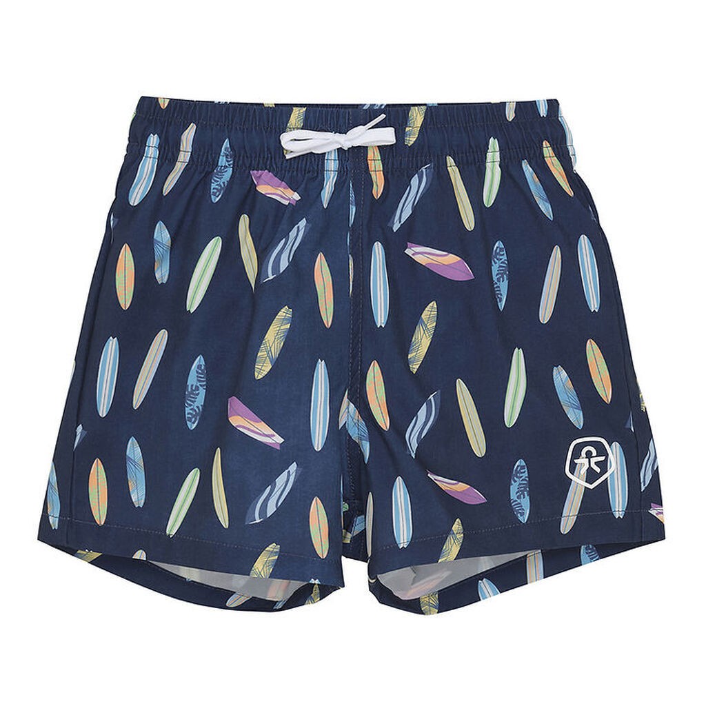 Color Kids Badeshorts - AOP - Dress Blues