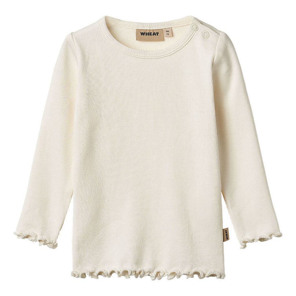 Wheat Bluse - Rib - Ida - Ivory