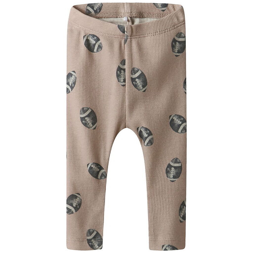 Name It Leggings - Rib - NbmSolution - Mushroom