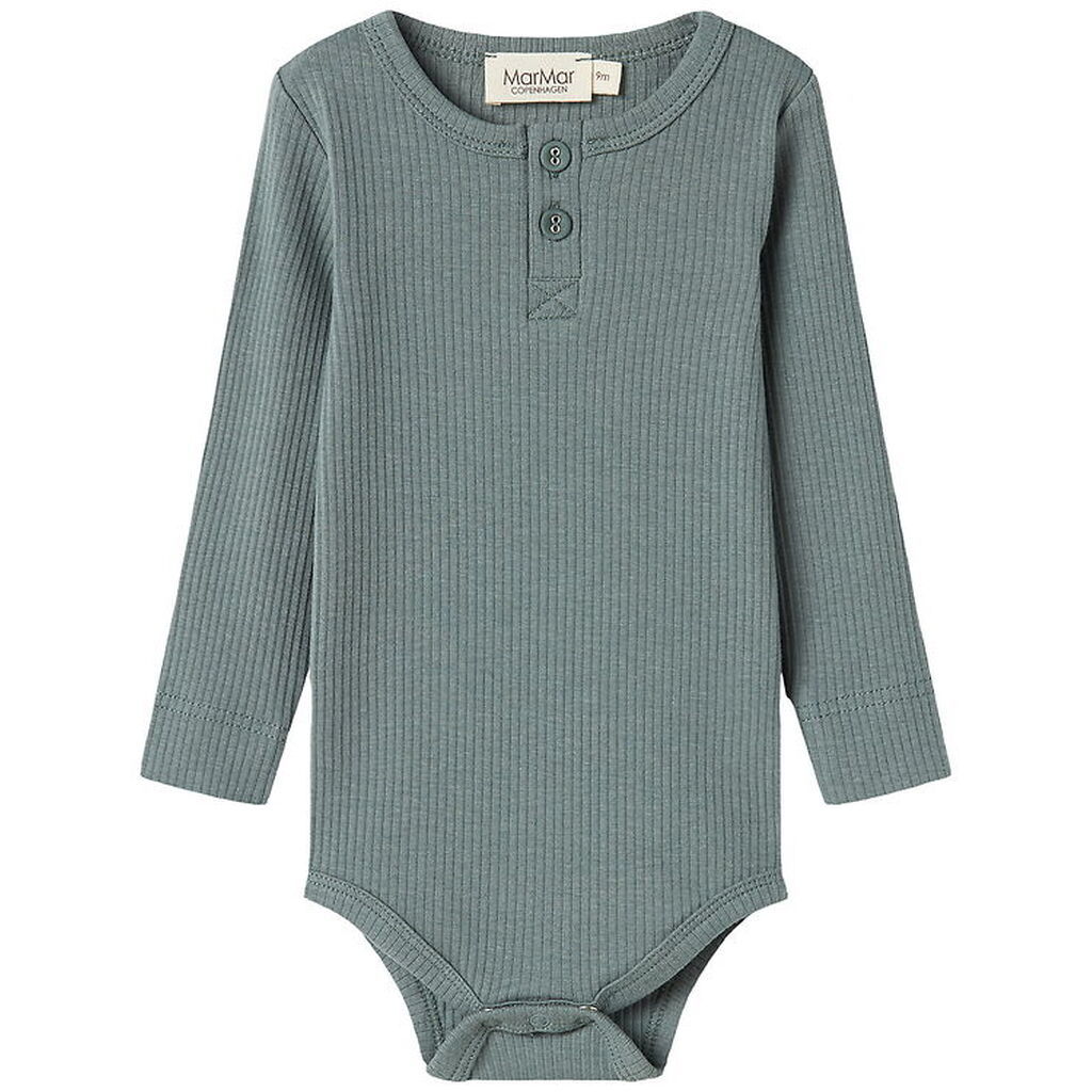 MarMar Body l/æ - Modal - Rib - Dusty Green