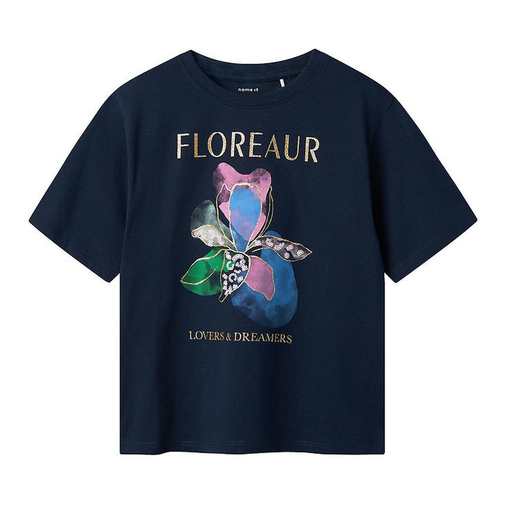 Name It T-shirt - NkfDukko - Navy Blazer m. Print