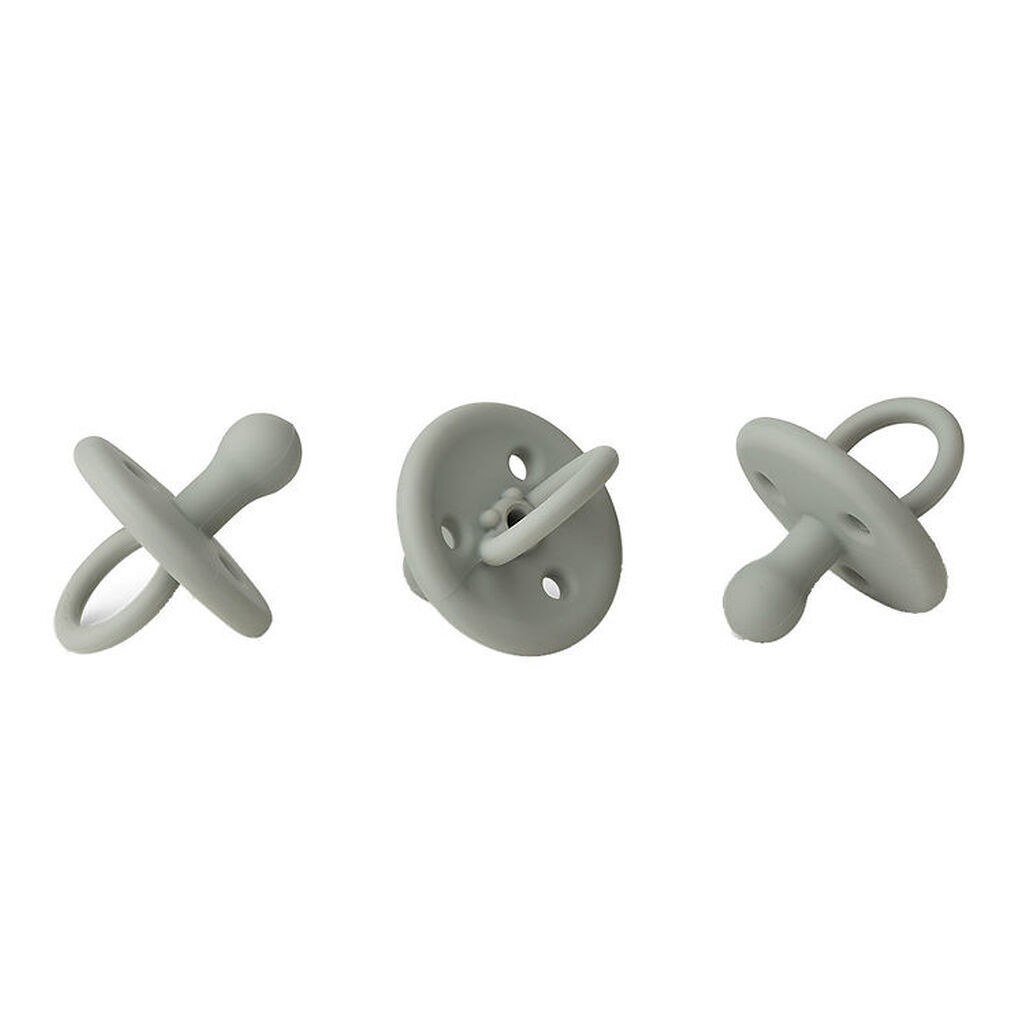 Liewood Sutter - Silikone - 3-pak - Str. 2 - Paula - Dove Blue