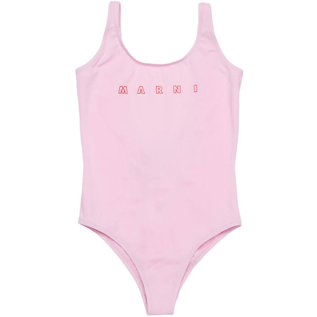 Marni Badedragt - Soft Pink m. Print