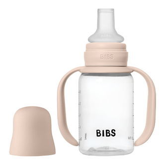 BIBS Sutteflaske m. Håndtag - 150 ml - Blush