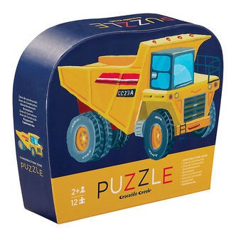 Crocodile Creek Puslespil - 12 Brikker - Construction Zone