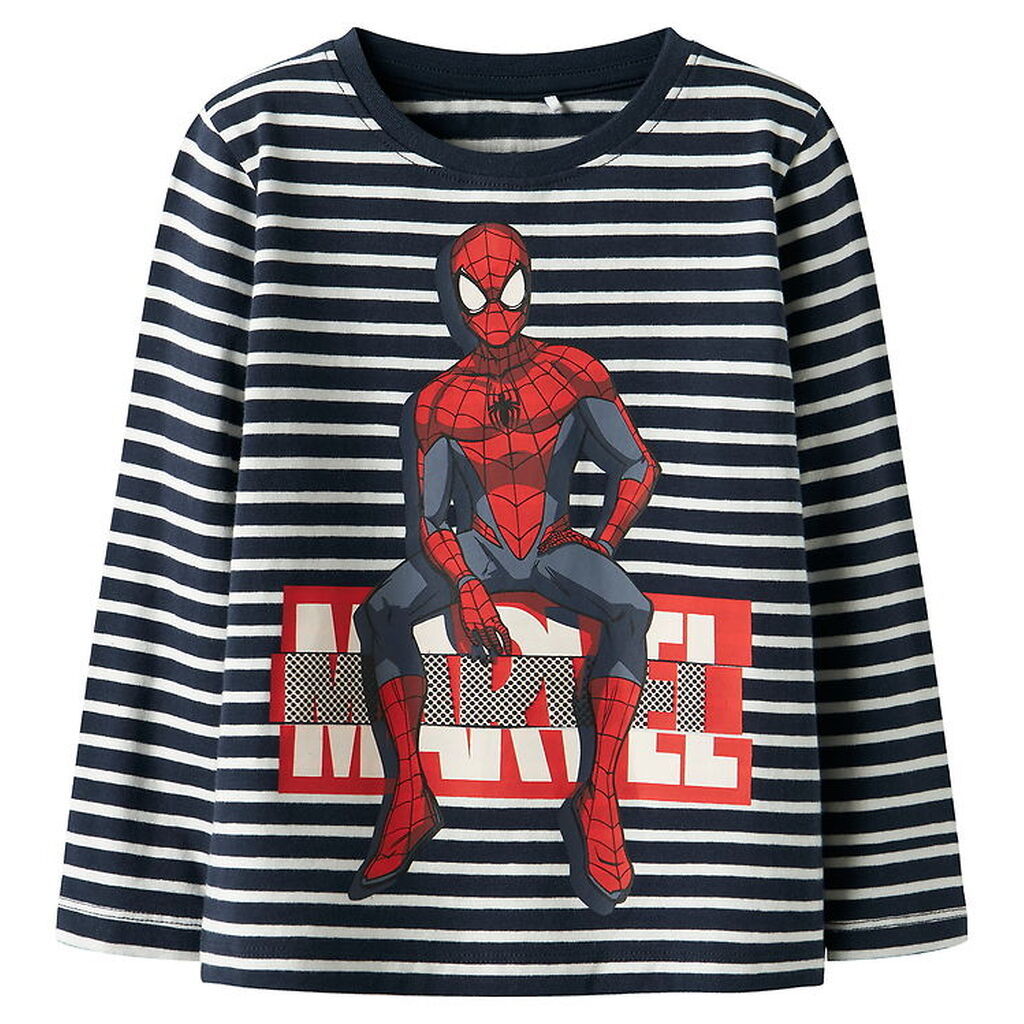 Name It Bluse - Spider-Man - NmmOdys - Navy Blazer