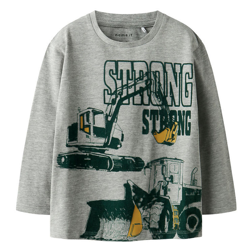 Name it Bluse - NmmSennet - Grey Melange