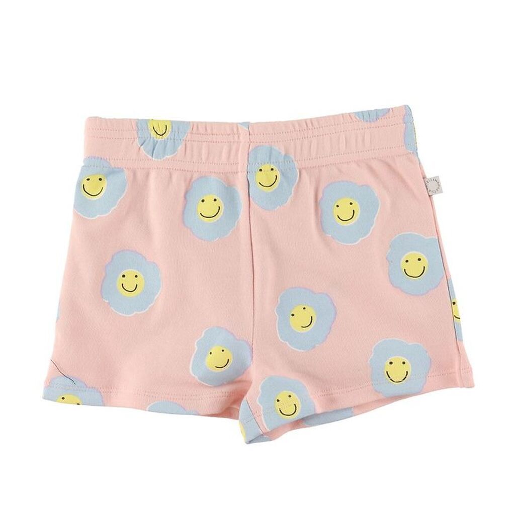 Stella McCartney Kids Sweatshorts - Rosa/Lyseblå m. Blomster