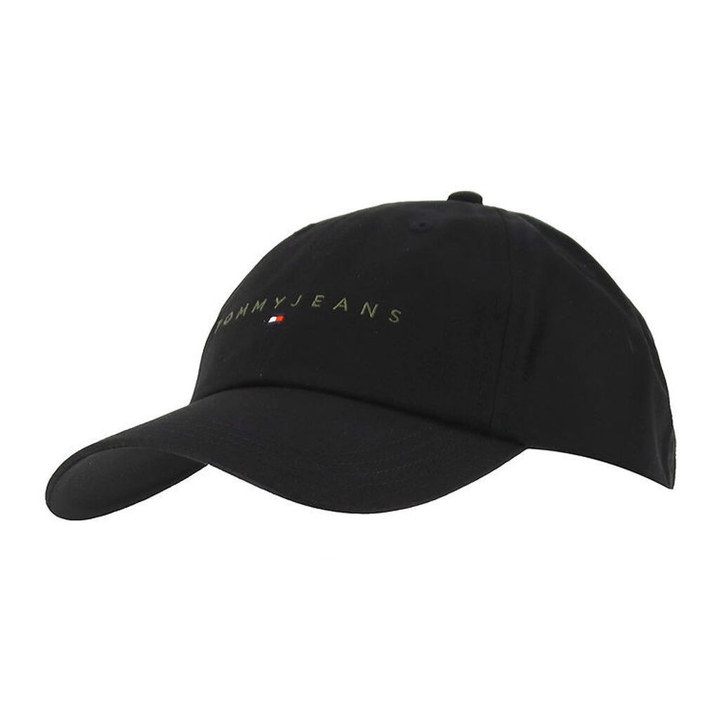 Tommy Hilfiger Kasket - Linear Logo - Sort