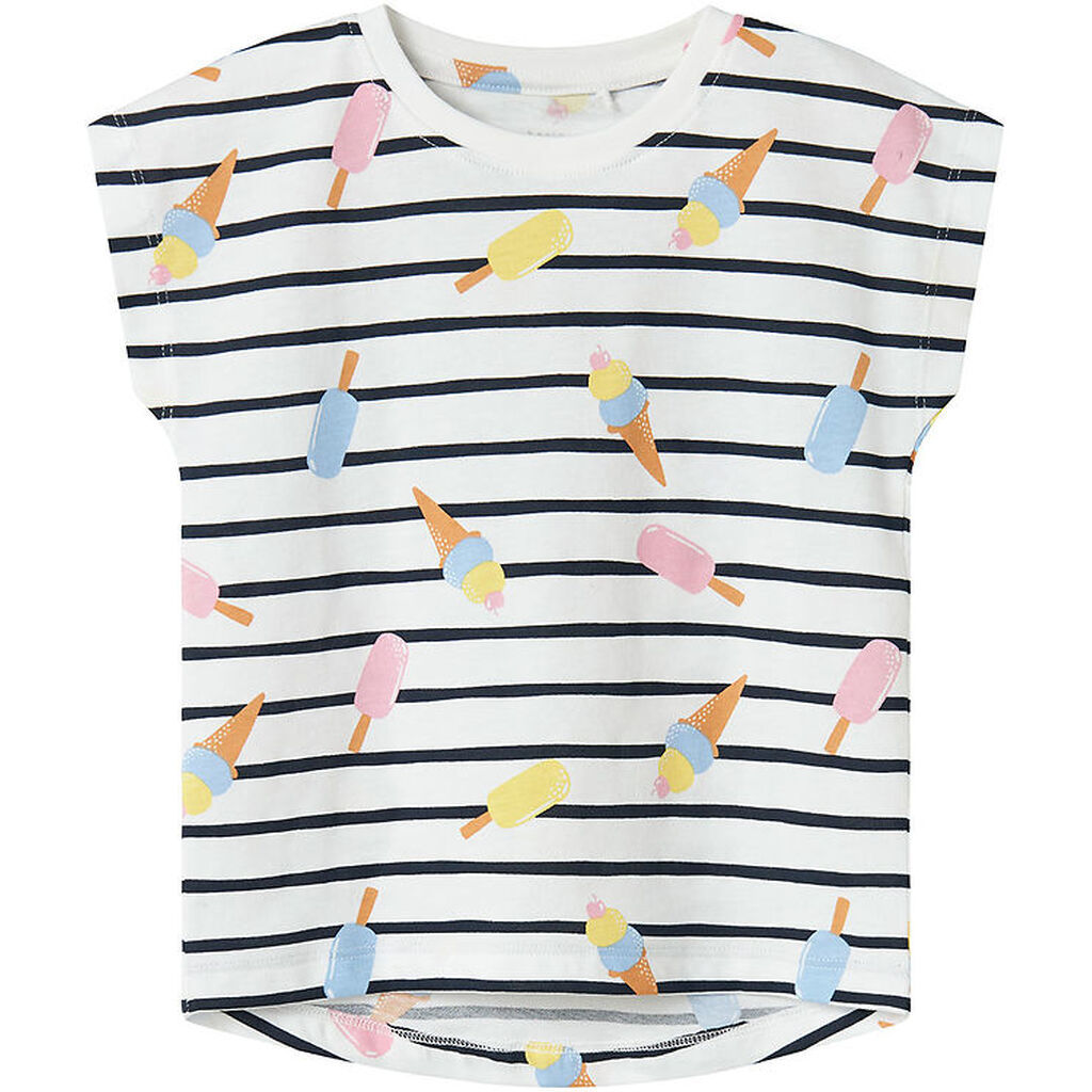 Name It T-shirt - NmfVigga - Bright White/Ice