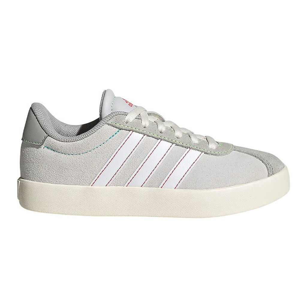 adidas Performance Sko - VL COURT 3.0 K - DSHGRY/FTWWHT/LIMBUR