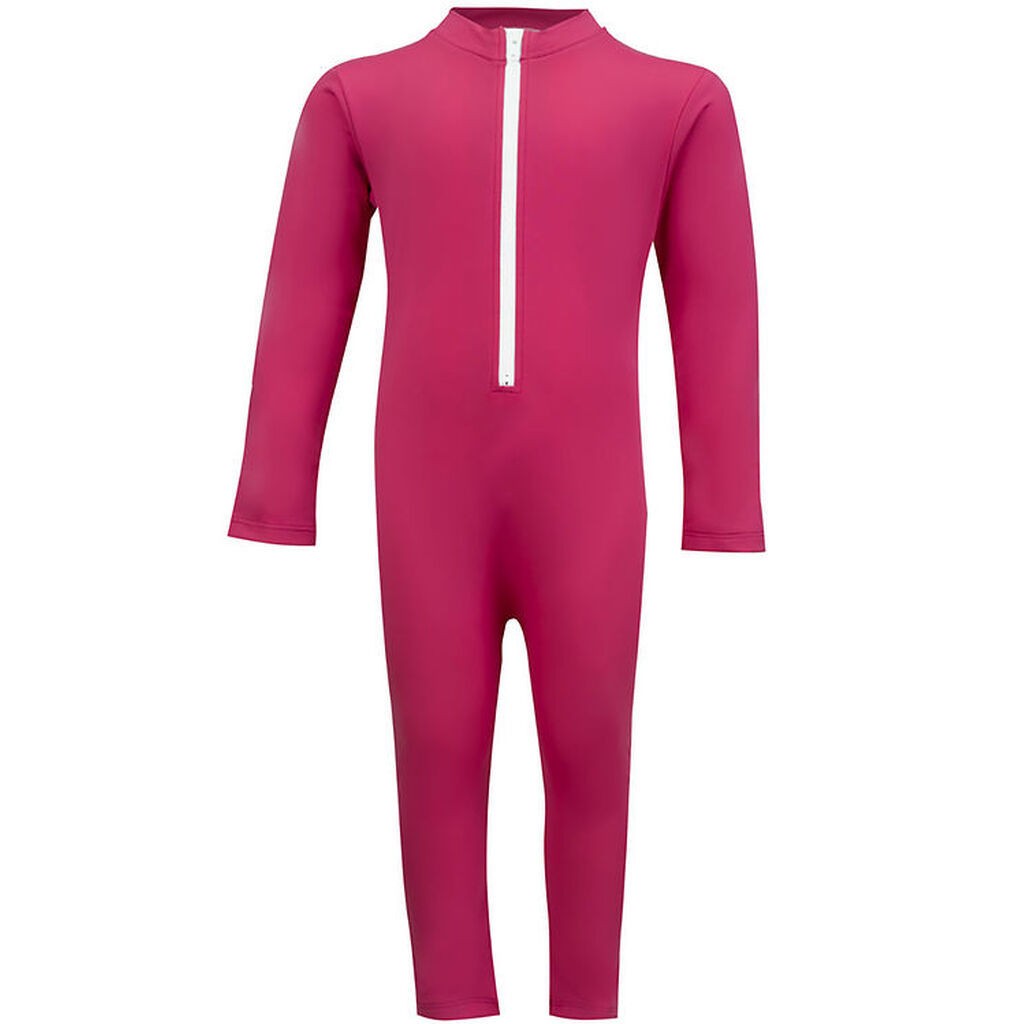 Petit Crabe Badeheldragt - Lou - UV50+ - Mulberry m. Kanin