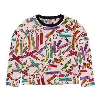 Dolce & Gabbana Bluse - Back To School - Lyserød m. Blyanter