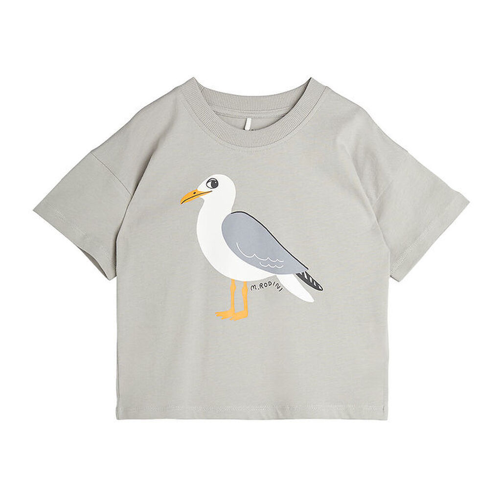 Mini Rodini T-shirt - Seagull - Grå