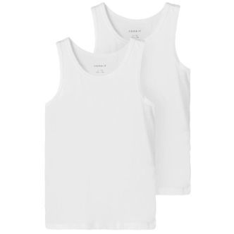 Name It Undertrøje - Noos - NkmTank - 2-pak - Bright White