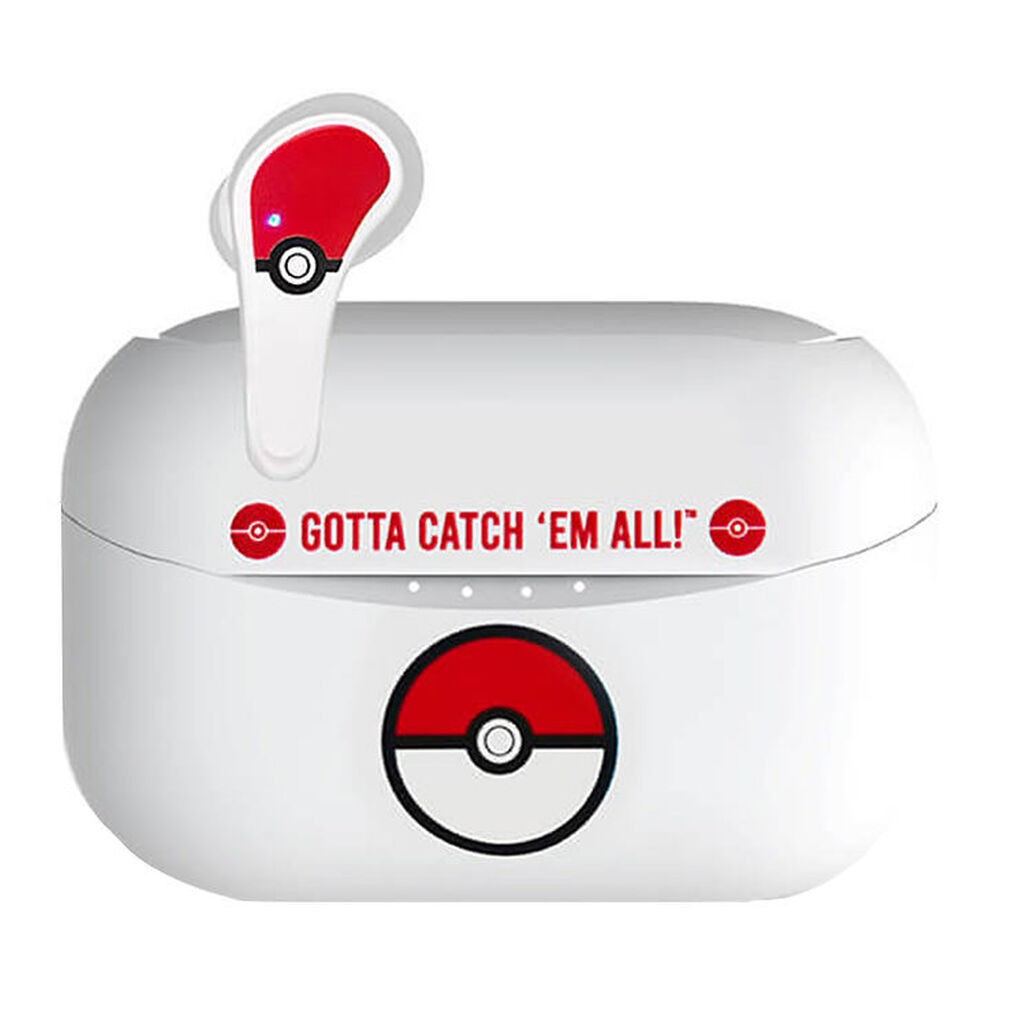 OTL Høretelefoner - Pokemon - TWS - In-Ear - Hvid/Rød