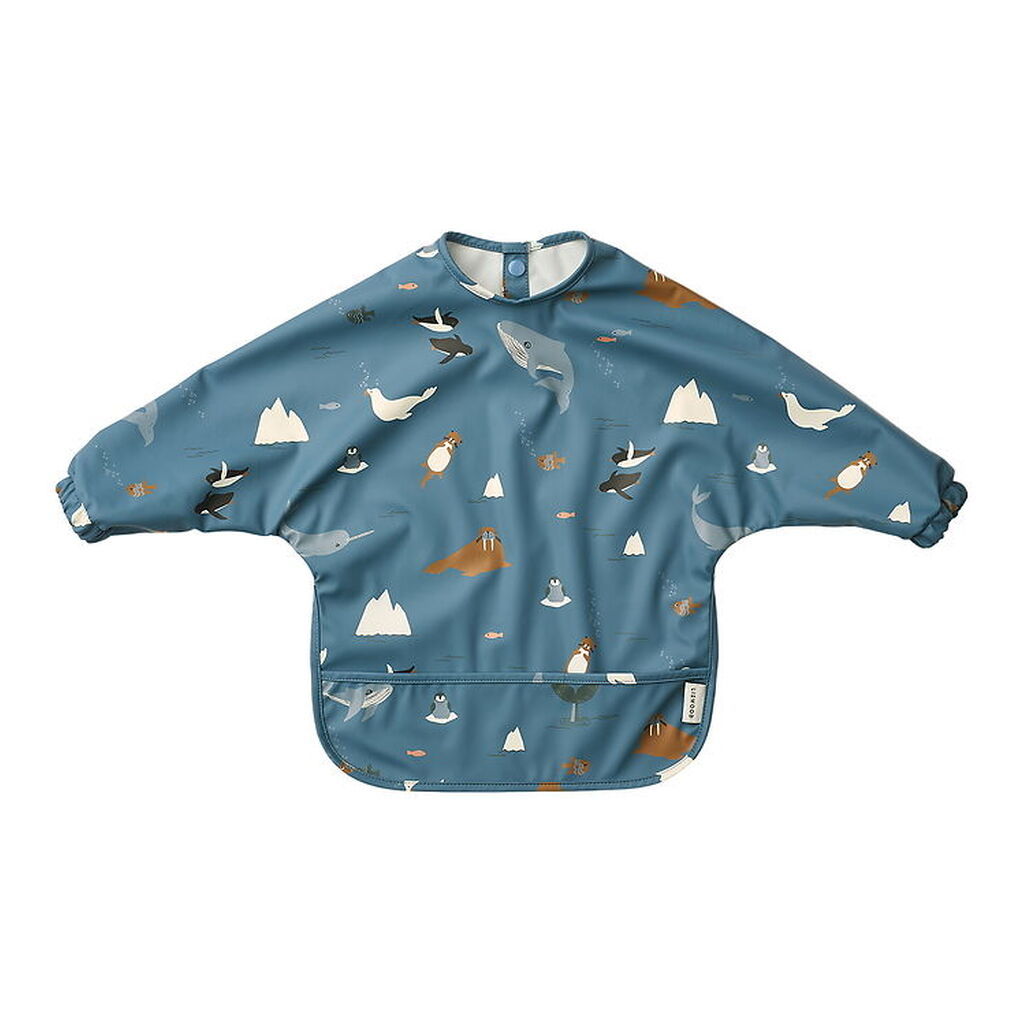 Liewood Forklæde - Merle - Arctic Sea/Ocean View