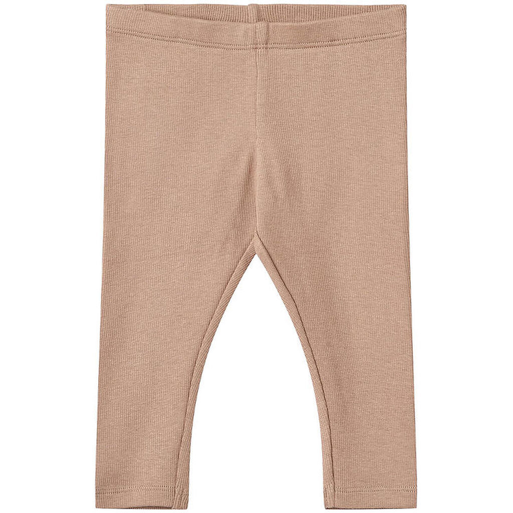 Wheat Leggings - Rib - Maddy - Nougat Rose