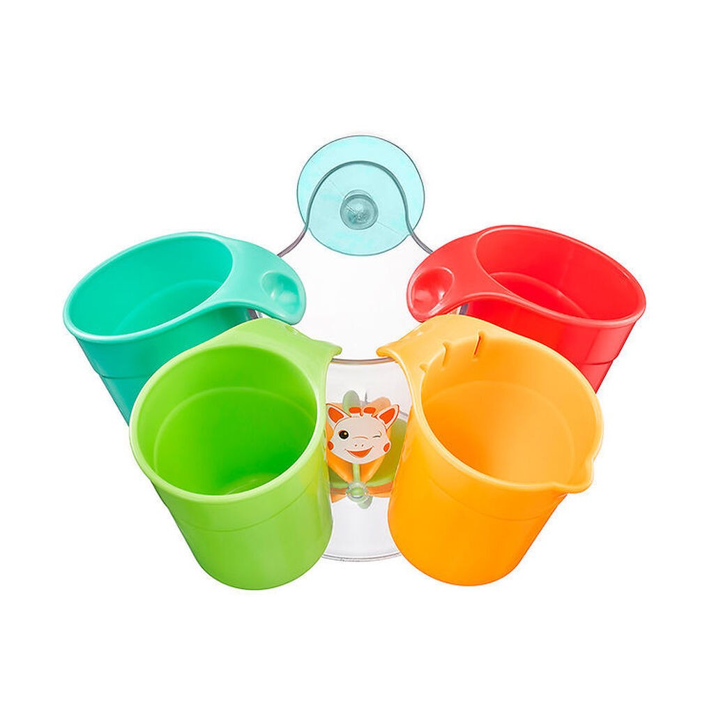 Sophie la Girafe Badekopper - Funny Bath Cups