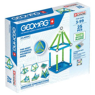 Geomag Magnetsæt - Classic Recycled - 25 Dele