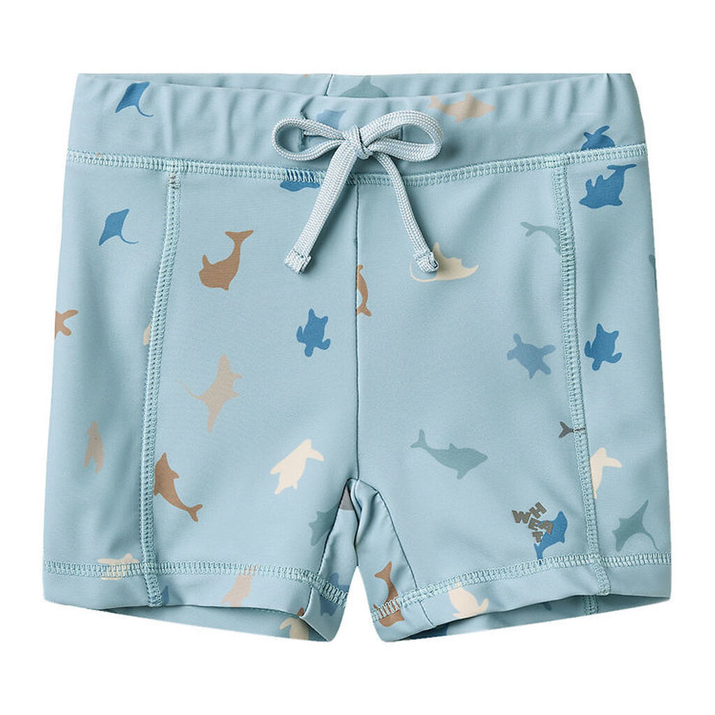 Wheat Badebukser - Ulrik - UV40+ - Soft Blue Sea Life