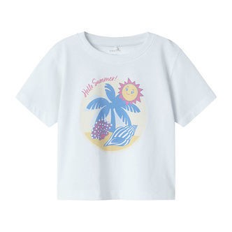 Name It T-shirt - NmfJassa - Lucent White