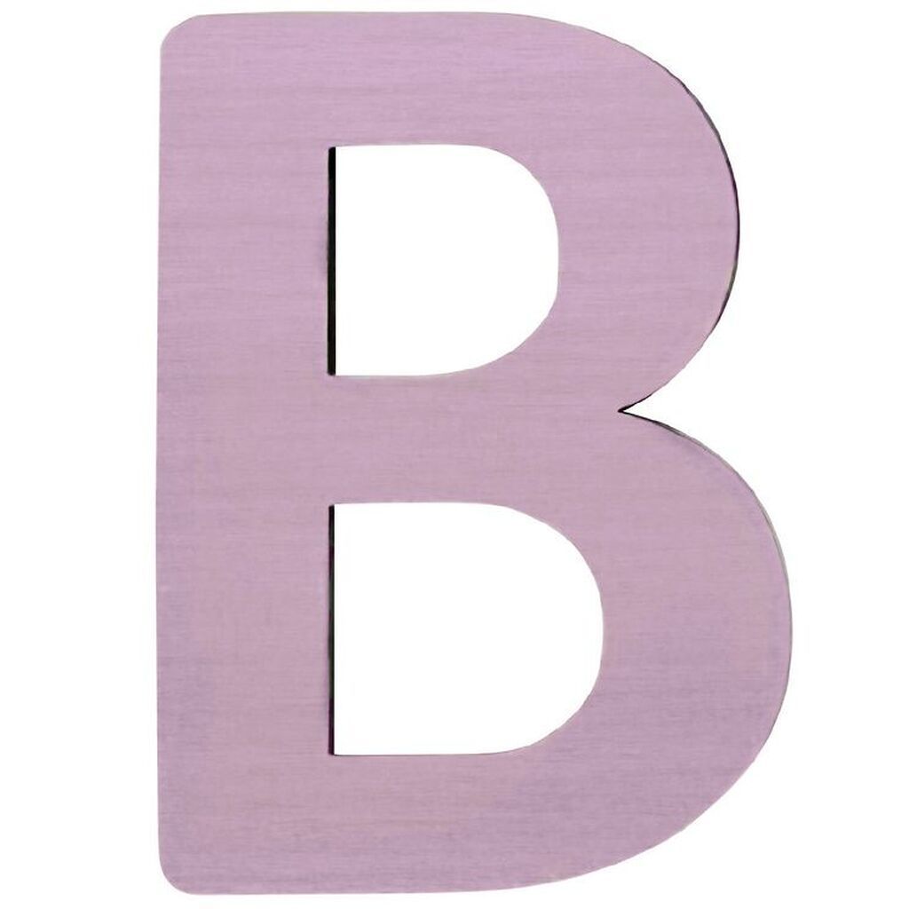 Sebra Træbogstaver - B - Pastel Pige