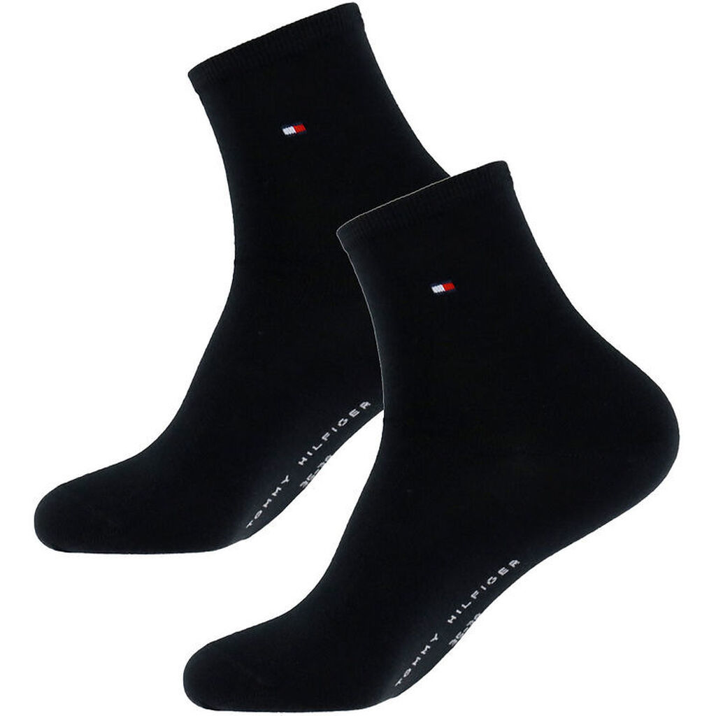 Tommy Hilfiger Strømper - 2-pak - Sort
