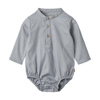 Wheat Skjortebody l/æ - Victor - Cloudy Sky