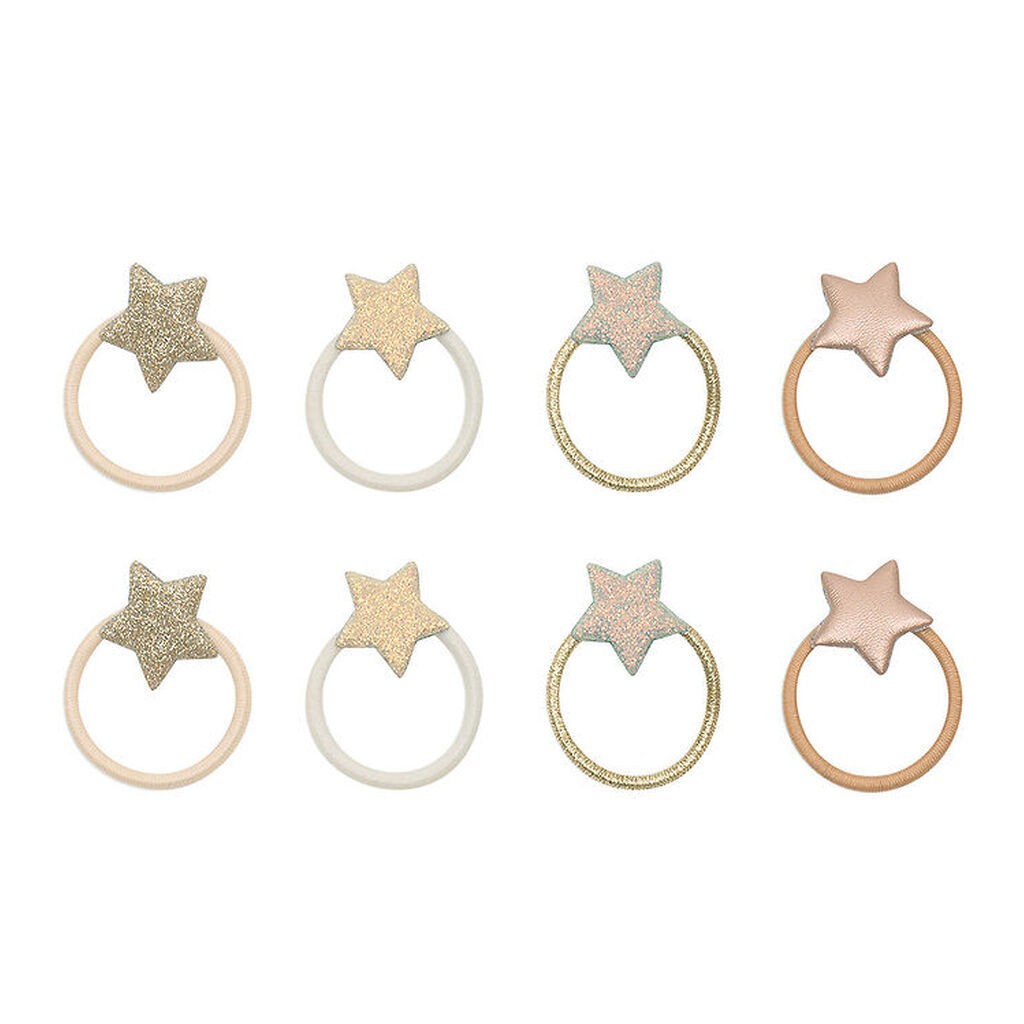 Mimi & Lula Hårelastikker - 8-pak - Mini Stellina Shimmer Enchan