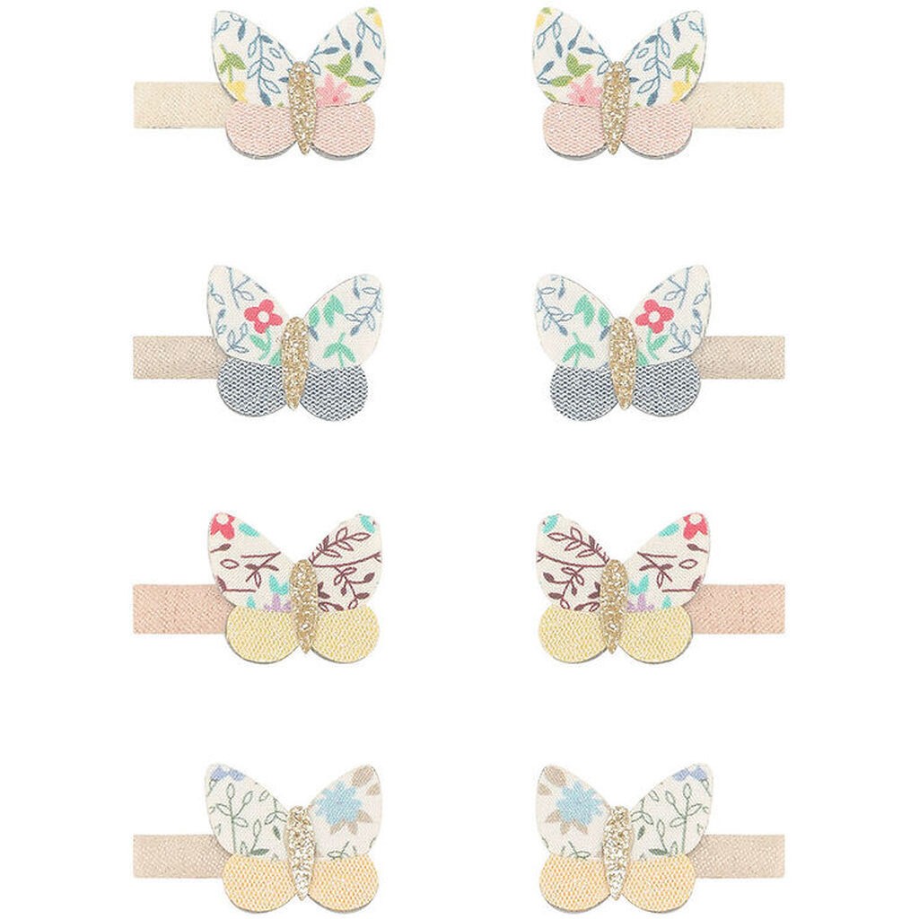 Mimi & Lula Hårclips - 8-pak - 3 cm - Betty Butterfly Florence