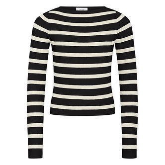 Grunt Bluse - Rib - Cropped - GrLethBridge - Sort