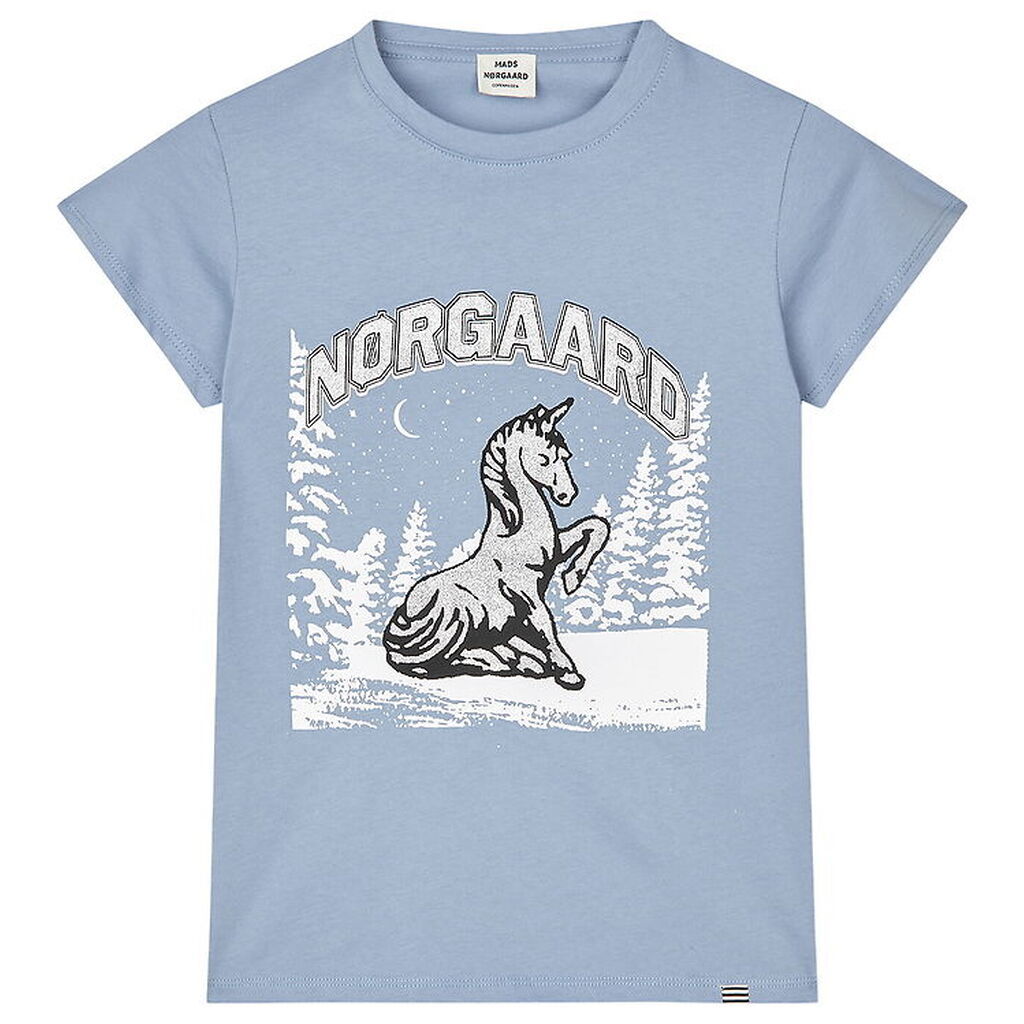 Mads Nørgaard T-shirt - Tuvina - Faded Denim