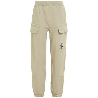 Calvin Klein Bukser - Sateen Cargo - Plaza Taupe