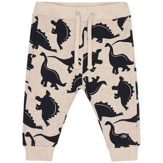 Hust and Claire Sweatpants - HCGordon All Dinos - Biscuit