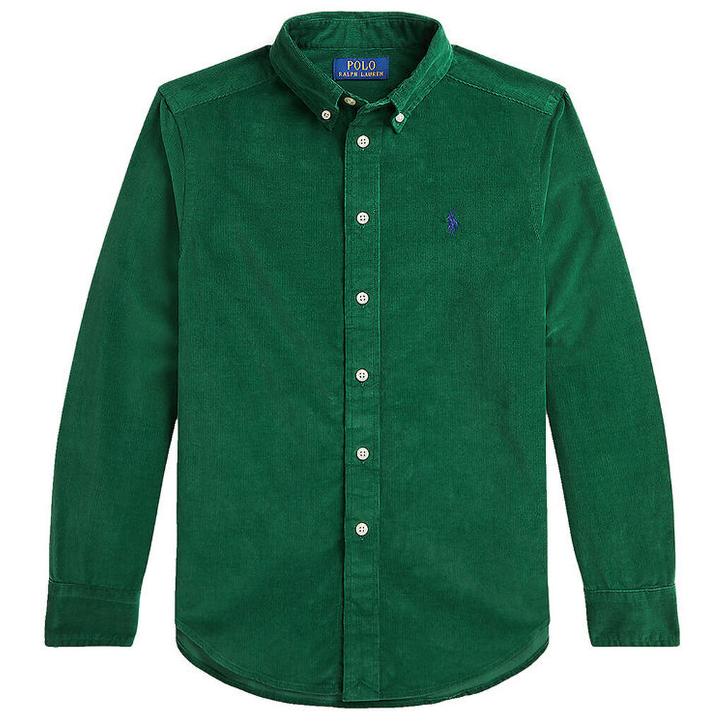 Polo Ralph Lauren Skjorte - Fløjl - Grøn