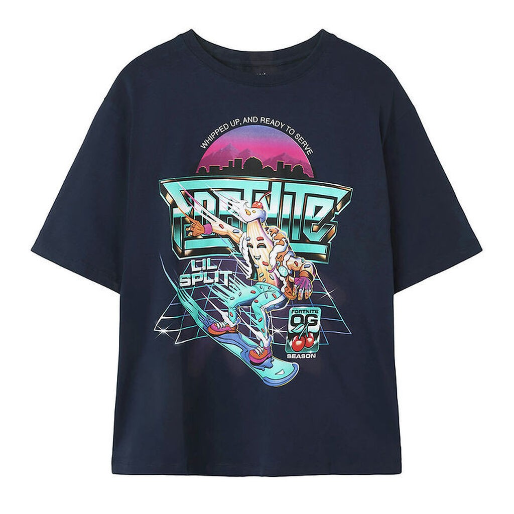 Name It T-shirt - NkmJavali Fortnite - Navy Blazer