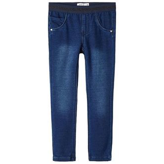 Name It Leggings - Noos - NmfSalli - Dark Blue Denim/Dark Sapphi