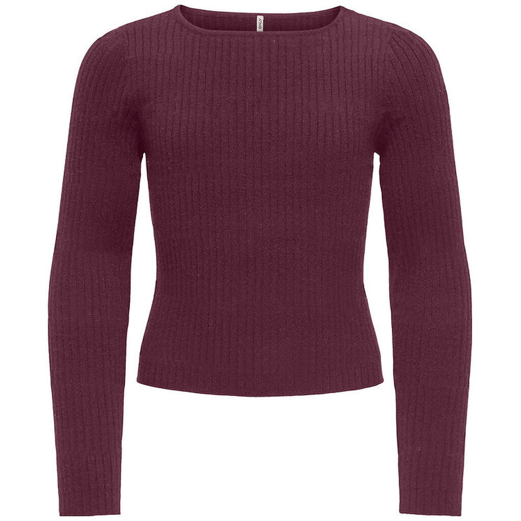 Kids Only Bluse - Strik - Rib - KogIbi - Mauve Wine/Solid