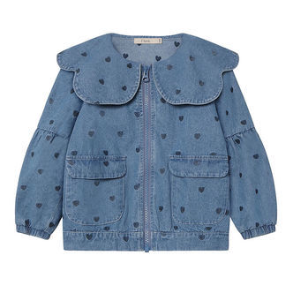 Fliink Denimjakke - Donna - Bomber - Light Denim Blue