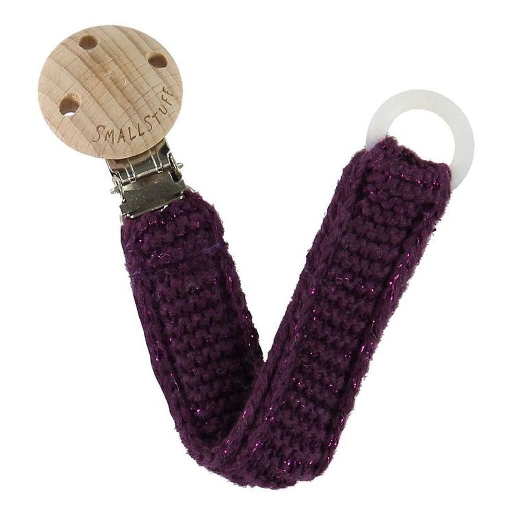 Smallstuff Suttesnor - Strik - Lilla/Glimmer