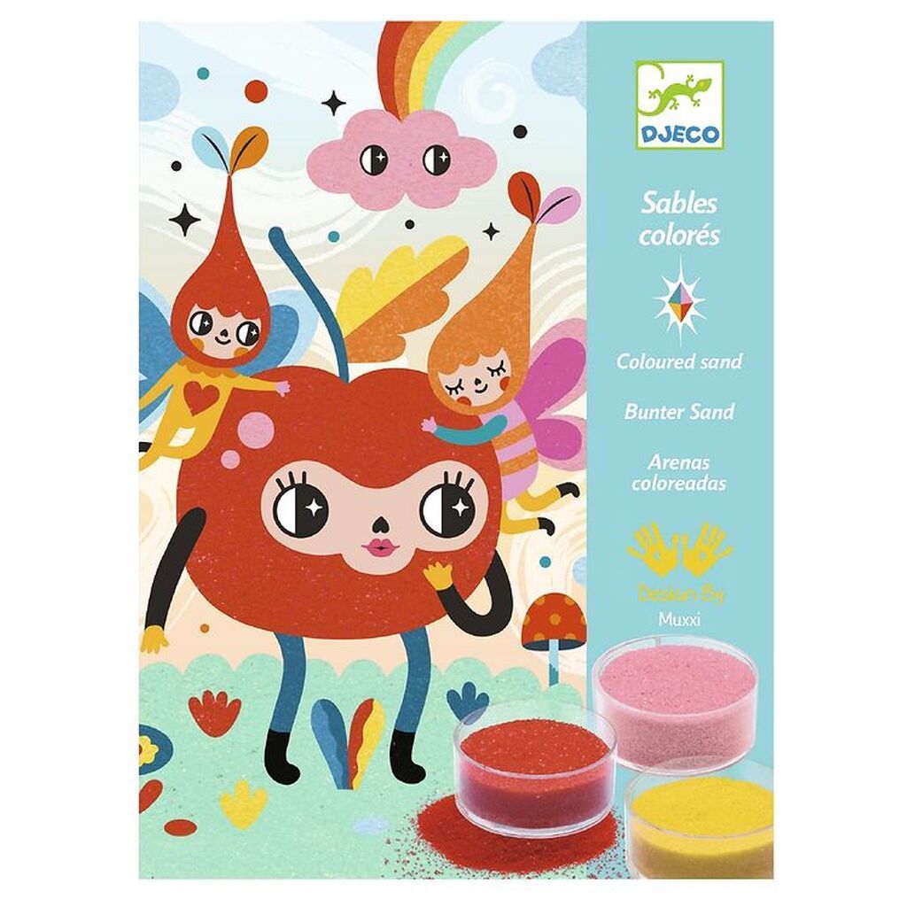 Djeco Farvet Sand - Deliciously Cute