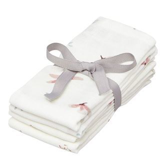 Cam Cam Vaskeklude - 4-pak - Mix Poppies - Windflower Creme