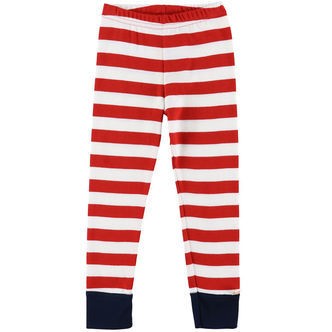 Katvig Leggings - Rød/Hvidstribet