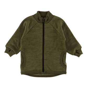 Joha Cardigan - Uld - Mos Grøn