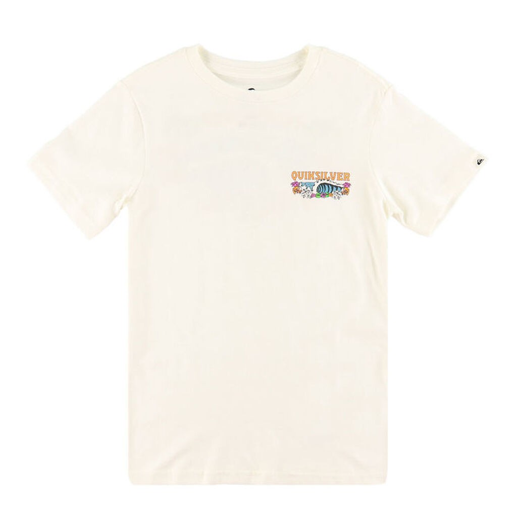 Quiksilver T-shirt - Evo Aqua Wild - Snow White